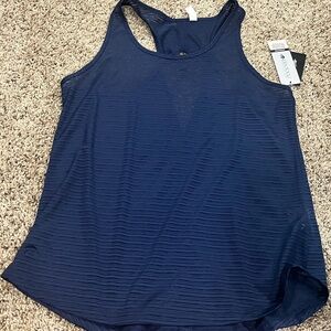 Ideology Striped Mesh Racerback Tank